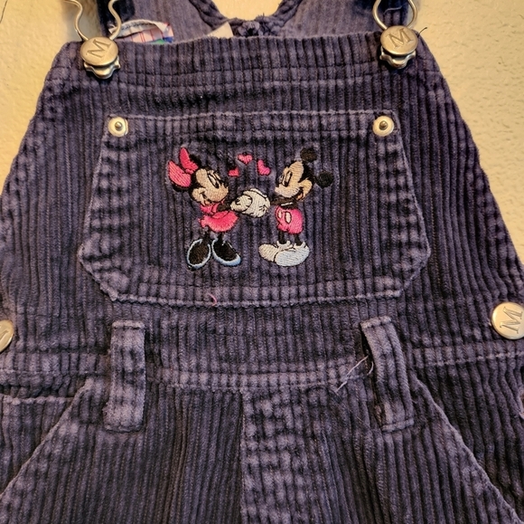 Minnie Mouse Corduroy Overalls Toddler Vintage - Picture 5 of 9